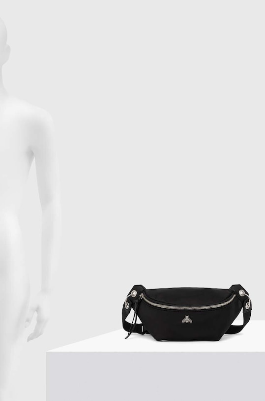 Ledvinka dámská jednobarevná černá barva RS24.TODB07