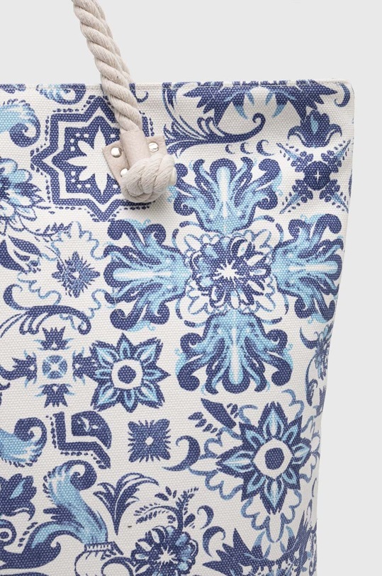 Torebka damska typu shopper wzorzysta kolor niebieski niebieski RS24.TODB08