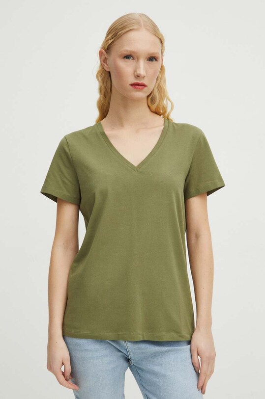 Medicine tricou din bumbac uni verde RS24.TSD011