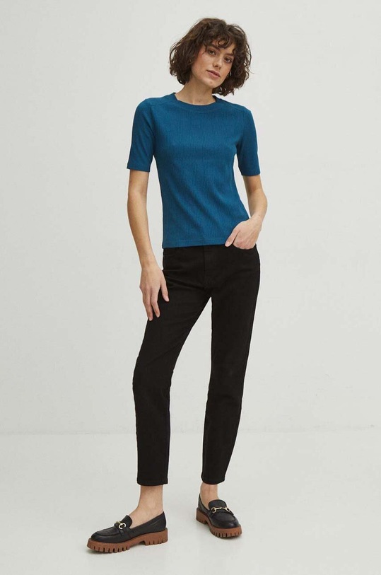 Medicine pamut póló RS24.TSD042 türkiz RS24