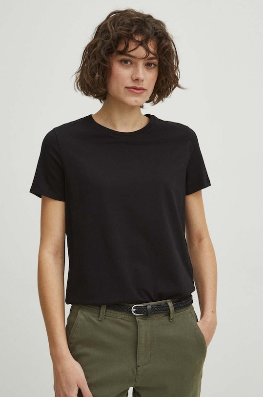 Medicine tricou din bumbac uni negru RS24.TSD043