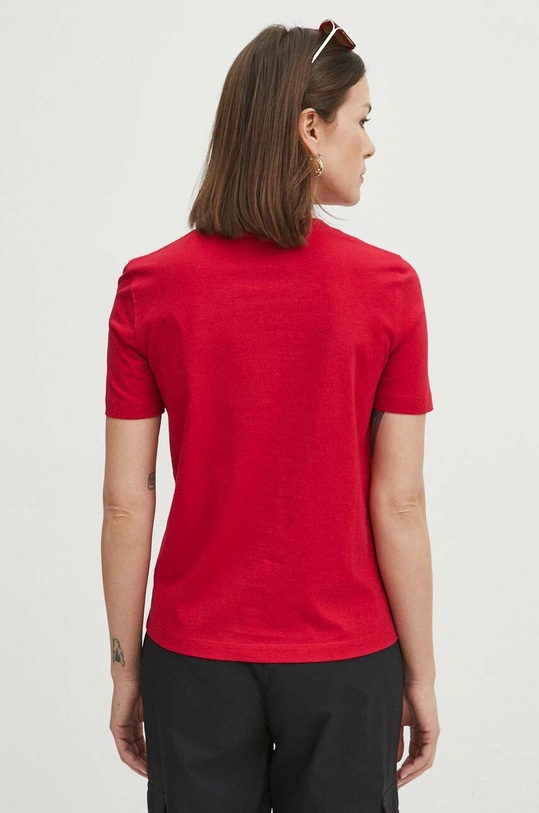 Odzież T-shirt bawełniany damski kolor różowy RS24.TSD061 różowy