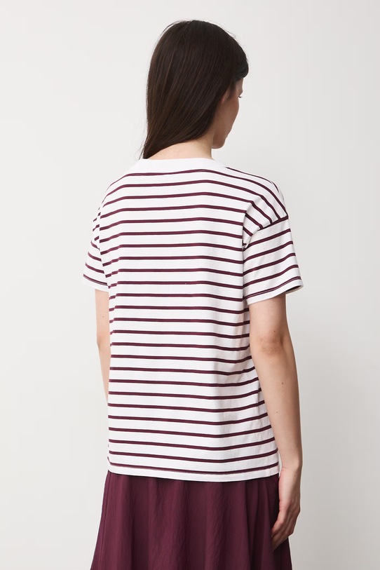 Odzież T-shirt damski bawełniany RS24-TSD074 biały