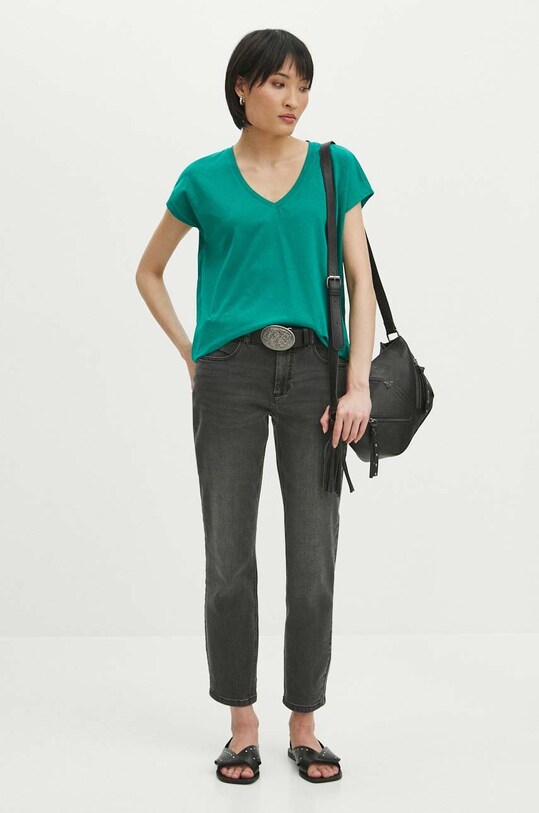 Medicine tricou din bumbac uni verde RS24.TSD076
