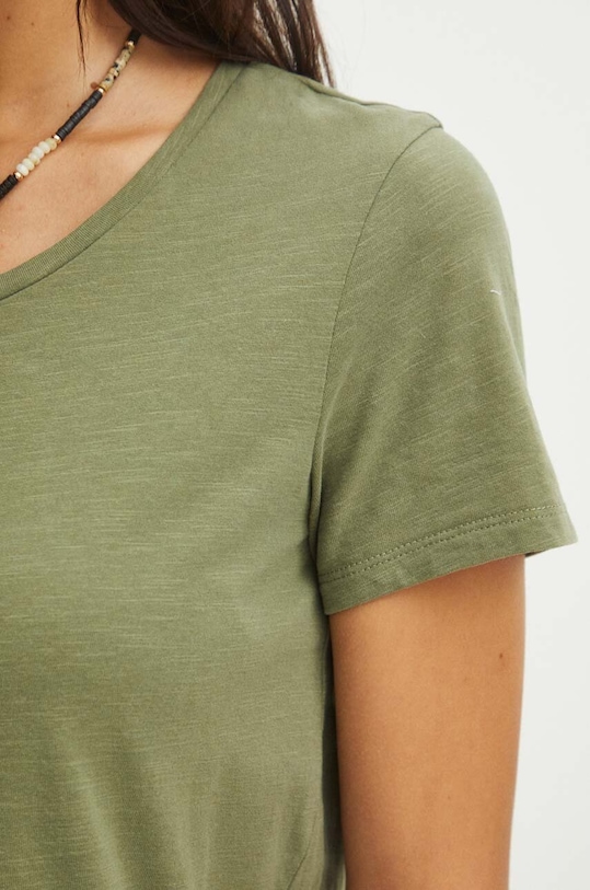 Bavlněné tričko zelená barva RS24.TSD0B5 zelená