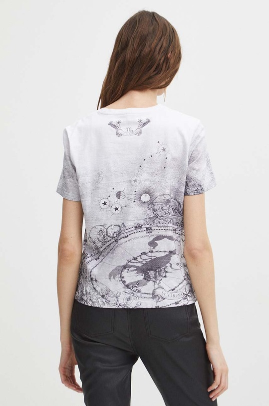 T-shirt bawełniany damski z kolekcji Zodiak - Skorpion kolor multicolor multicolor RS24.TSD158