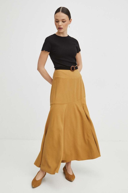 Tričko dámské svetrové černá barva černá RS24.TSD306