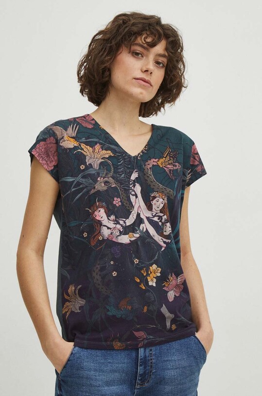 Medicine tricou din bumbac verde RS24.TSD401