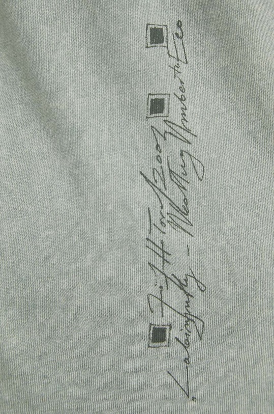 T-shirt bawełniany damski by Józef Hołard, Grafika Polska kolor turkusowy RS24.TSD453
