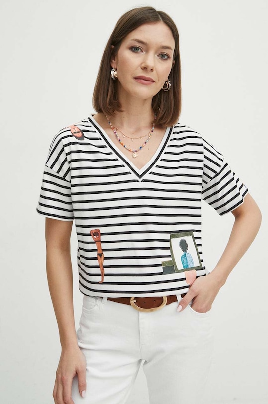 Medicine pamut póló RS24.TSD672 fehér RS24