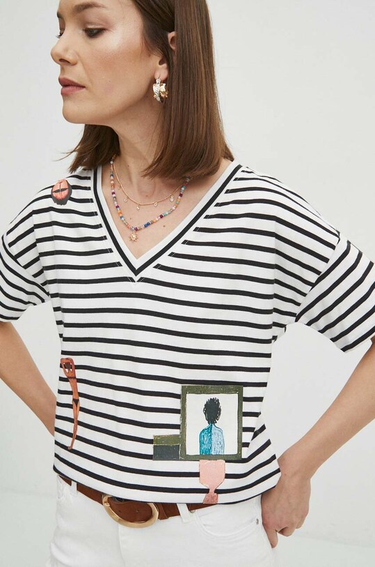 Medicine pamut póló RS24.TSD672 fehér