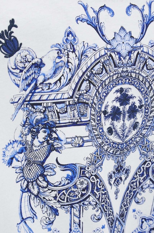 T-shirt bawełniany damski z nadrukiem kolor biały RS24.TSD806 biały