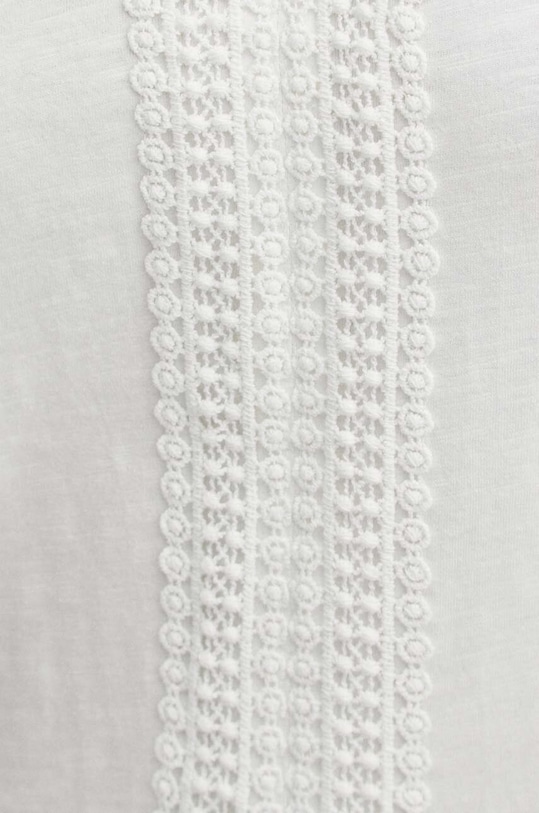 Bavlnené tričko dámske béžová farba RS24.TSD811 béžová