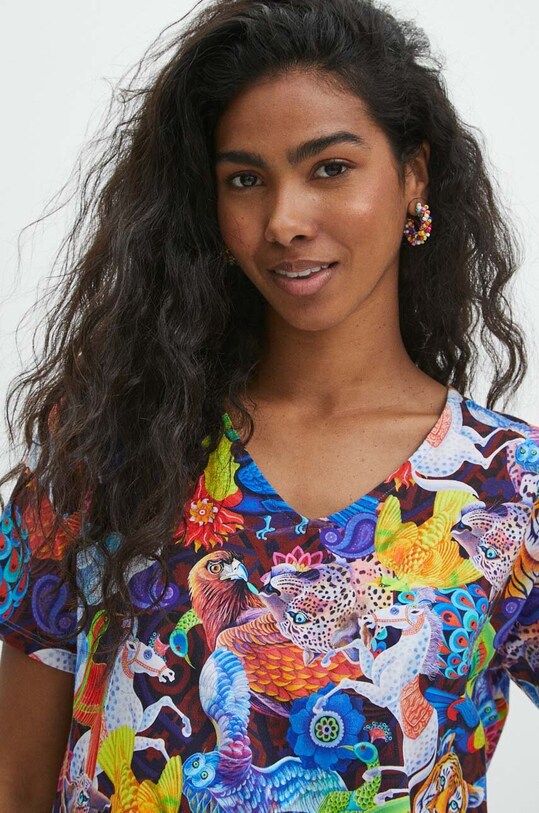Medicine tricou din bumbac RS24.TSD858 multicolor