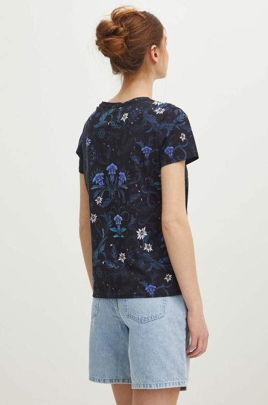 Bavlněné tričko dámské z kolekce Tatra National Park x Medicine černá barva černá RS24.TSDA52