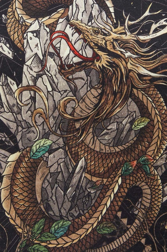 T-shirt bawełniany damski z kolekcji Tatra Legends kolor czarny RS24.TSDA56