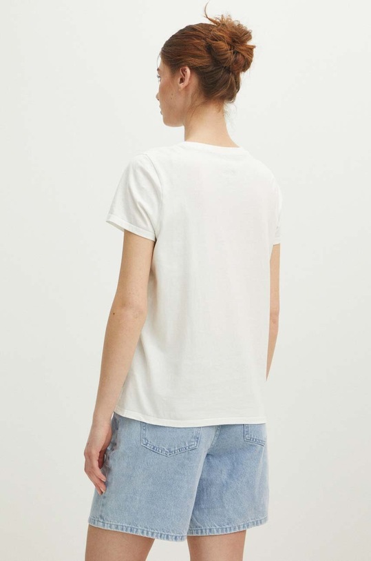 Bavlnené tričko Medicine béžová RS24.TSDA59