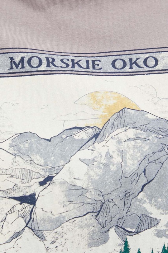 T-shirt bawełniany damski z kolekcji Tatrzański Park Narodowy x Medicine kolor fioletowy RS24.TSDA59