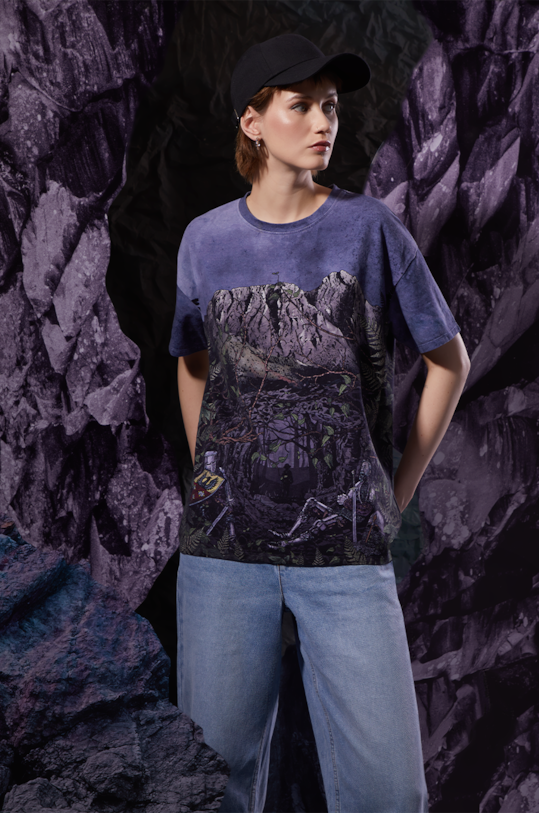 Bavlnené tričko dámske s prímesou elastanu z kolekcie Tatra Legends viac farieb s elastanom viacfarebná RS24.TSDA63