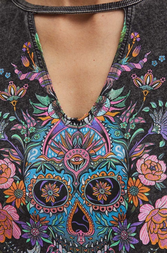 Bavlněné tričko černá barva RS24.TSDB03 černá