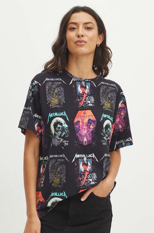 Medicine tricou din bumbac RS24.TSDB54 negru RS24