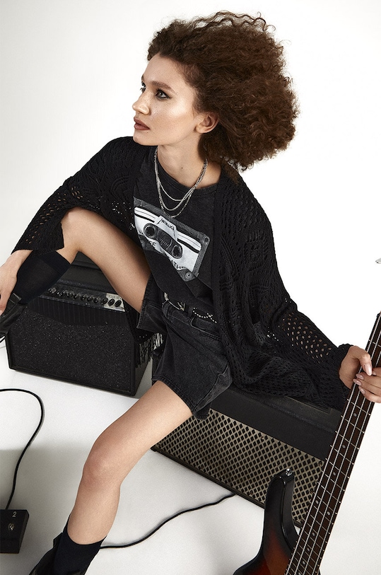 Medicine pamut póló pamut szürke RS24.TSDB56