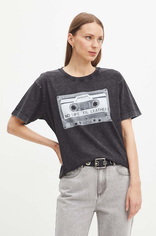 Medicine pamut póló RS24.TSDB56 szürke RS24