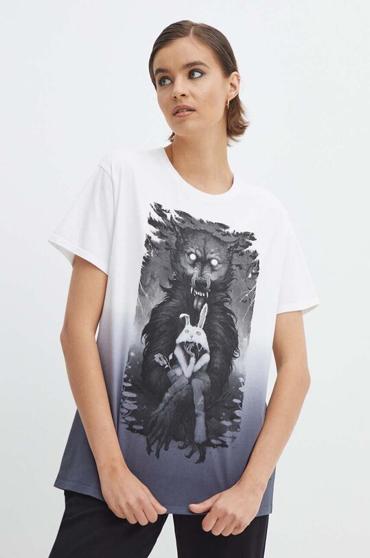 Medicine tricou din bumbac RS24.TSDC50 alb RS24