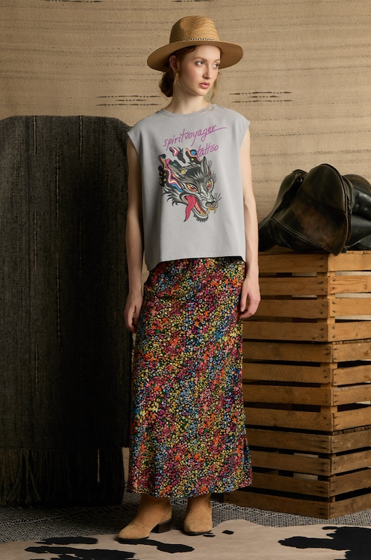 Medicine tricou din bumbac animal gri RS24.TSDC54