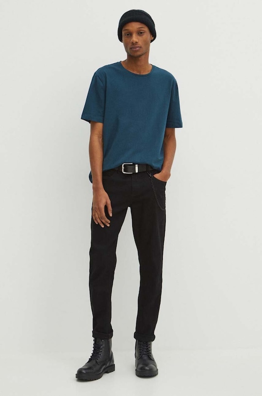 Бавовняна футболка Medicine regular бірюзовий RS24.TSM010