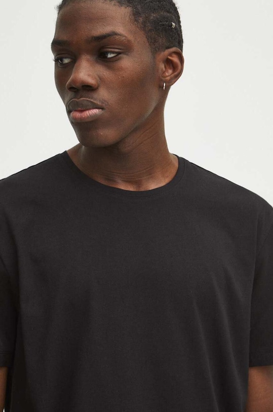 Medicine tricou din bumbac uni negru RS24.TSM011