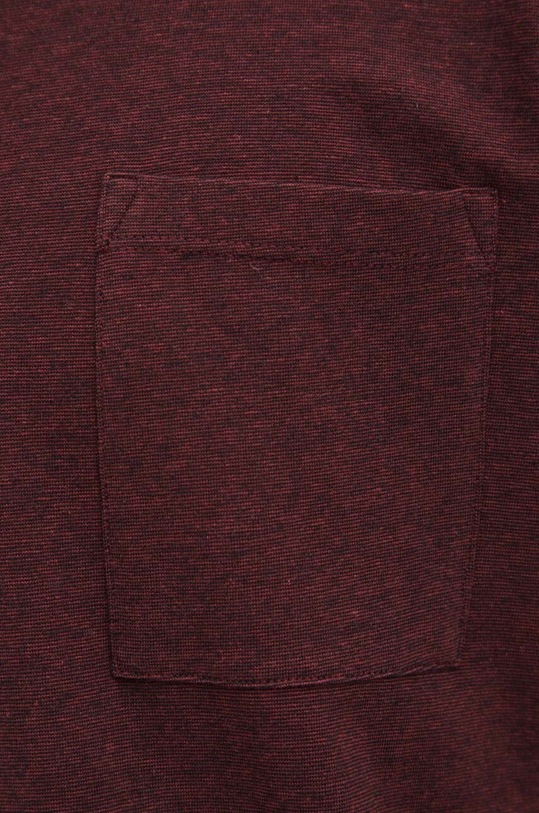 T-shirt bawełniany męski z domieszką elastanu kolor bordowy RS24.TSM041 bordowy