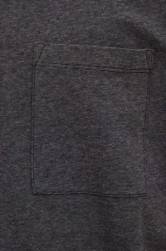 Bavlnené tričko pánske čierna farba čierna RS24.TSM041