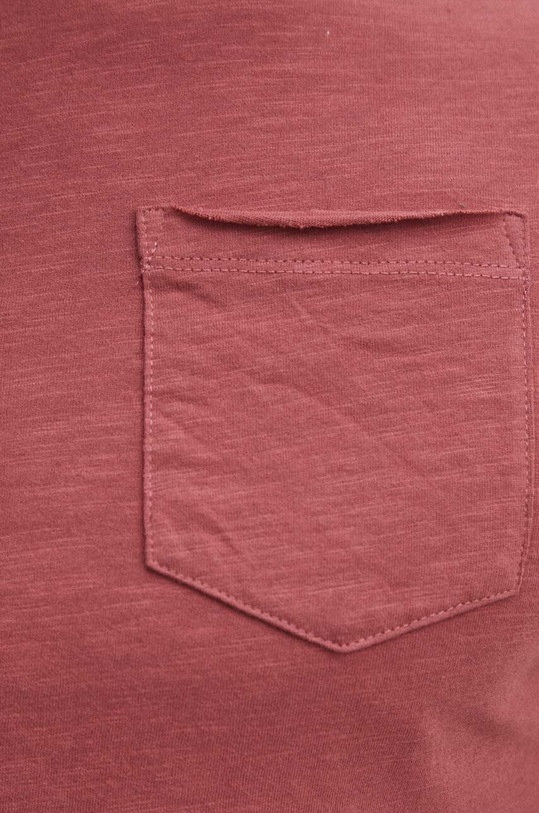 T-shirt bawełniany męski gładki kolor fioletowy RS24.TSM051 fioletowy