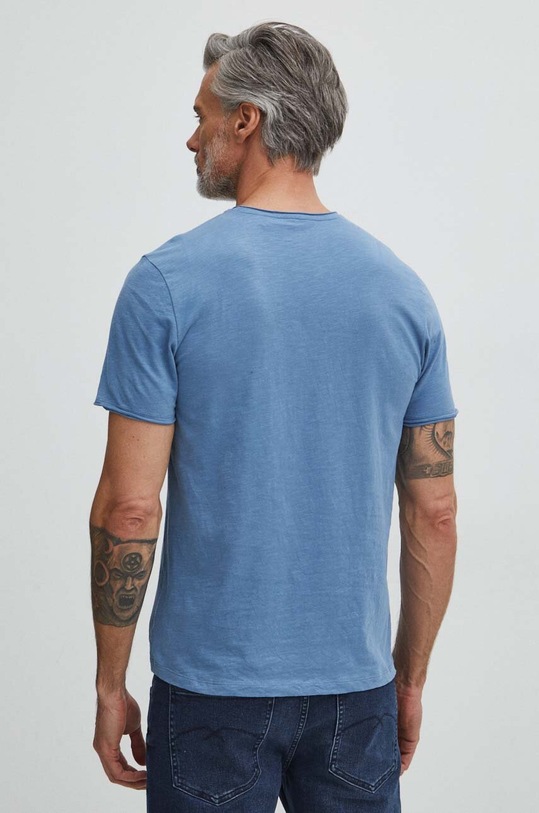 Oblečenie Bavlnené tričko pánske RS24.TSM051 modrá