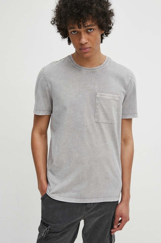 Bavlněné tričko Medicine šedá RS24.TSM072