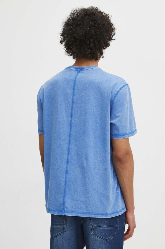 Oblečenie Bavlnené tričko pánske RS24.TSM074 modrá