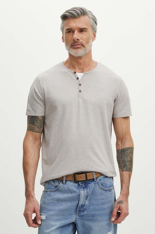 Medicine t-shirt bawełniany RS24.TSM084 beżowy RS24