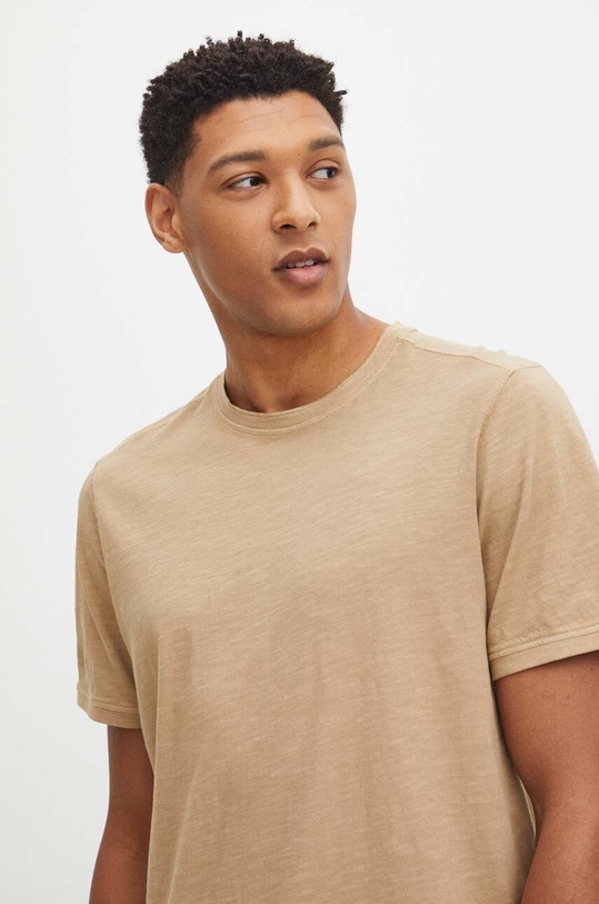 Medicine tricou din bumbac bej RS24.TSM096