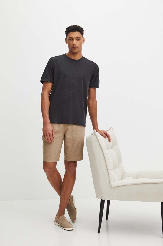 Bavlnené tričko Medicine RS24.TSM096 sivá RS24