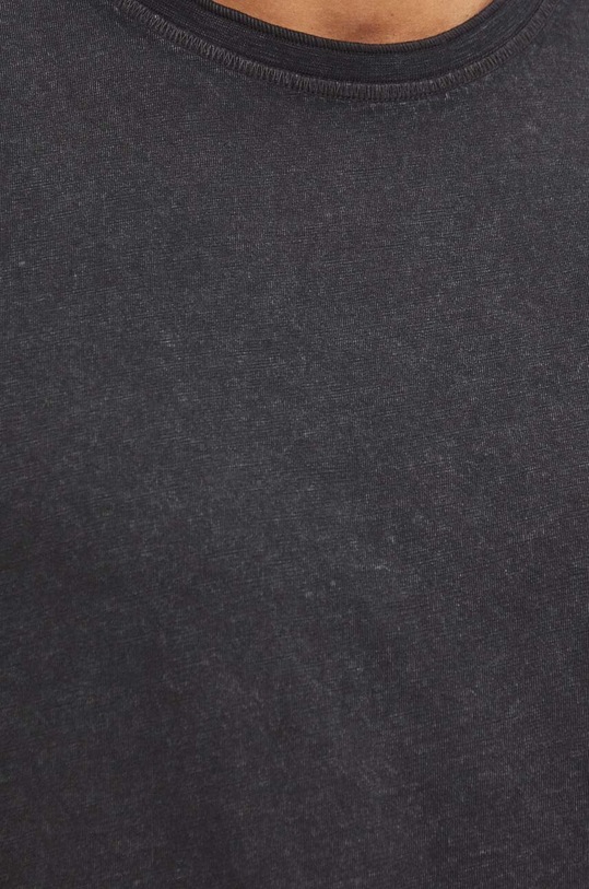 T-shirt bawełniany męski gładki kolor szary RS24.TSM096 szary