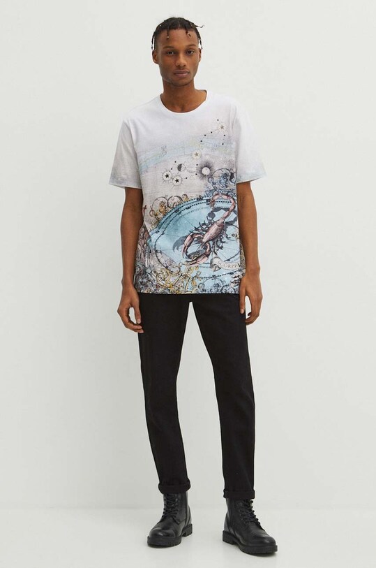 Oblečení Bavlněné tričko pánské z kolekce Zvěrokruh - Štír RS24.TSM150 vícebarevná