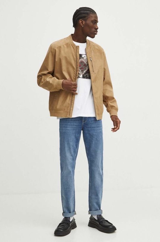 T-shirt bawełniany męski z kolekcji Love Alchemy kolor biały RS24.TSM200 biały RS24