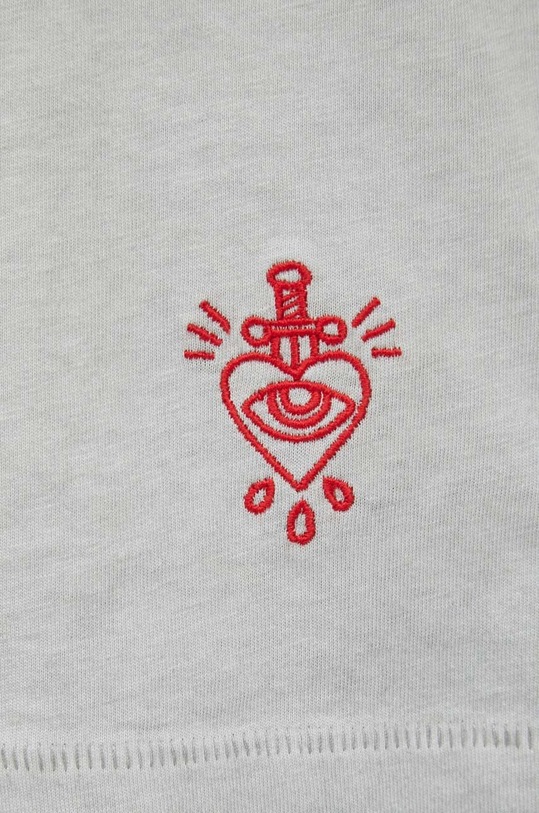 T-shirt bawełniany męski z kolekcji Love Alchemy kolor szary RS24.TSM200 szary