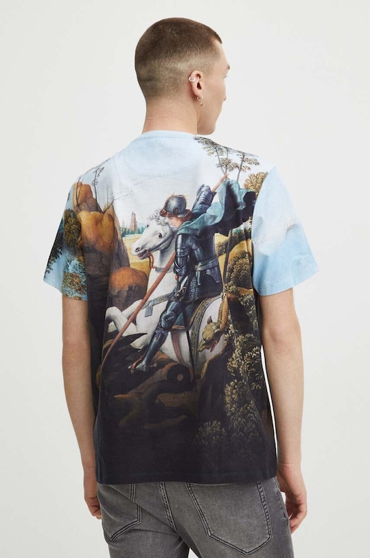 Bavlnené tričko pánske Eviva L'arte viac farieb viacfarebná RS24.TSM251