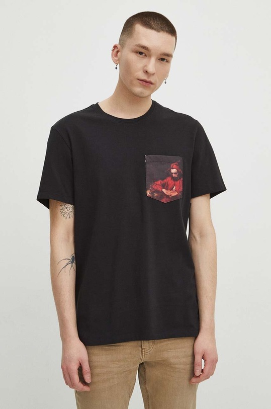 Medicine t-shirt bawełniany RS24.TSM253 czarny RS24