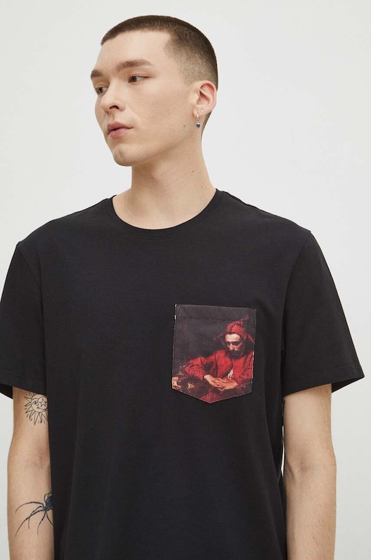 Medicine t-shirt bawełniany RS24.TSM253 czarny