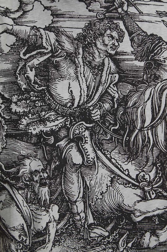 Bavlnené tričko pánske z kolekcie Eviva L'arte šedá farba RS24.TSM257