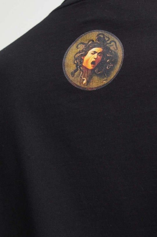 T-shirt bawełniany męski z kolekcji Eviva L'arte kolor czarny RS24.TSM258