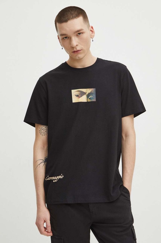 Medicine t-shirt bawełniany RS24.TSM259 czarny RS24